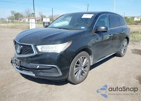 2020 Acura Mdx Technology Package z USA, uszkodzony, nr VIN 5J8YD3H52LL001616